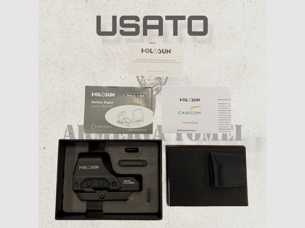 USED – RED DOT – HOLOSUN – HS510C 2MOA, image 6 of 7