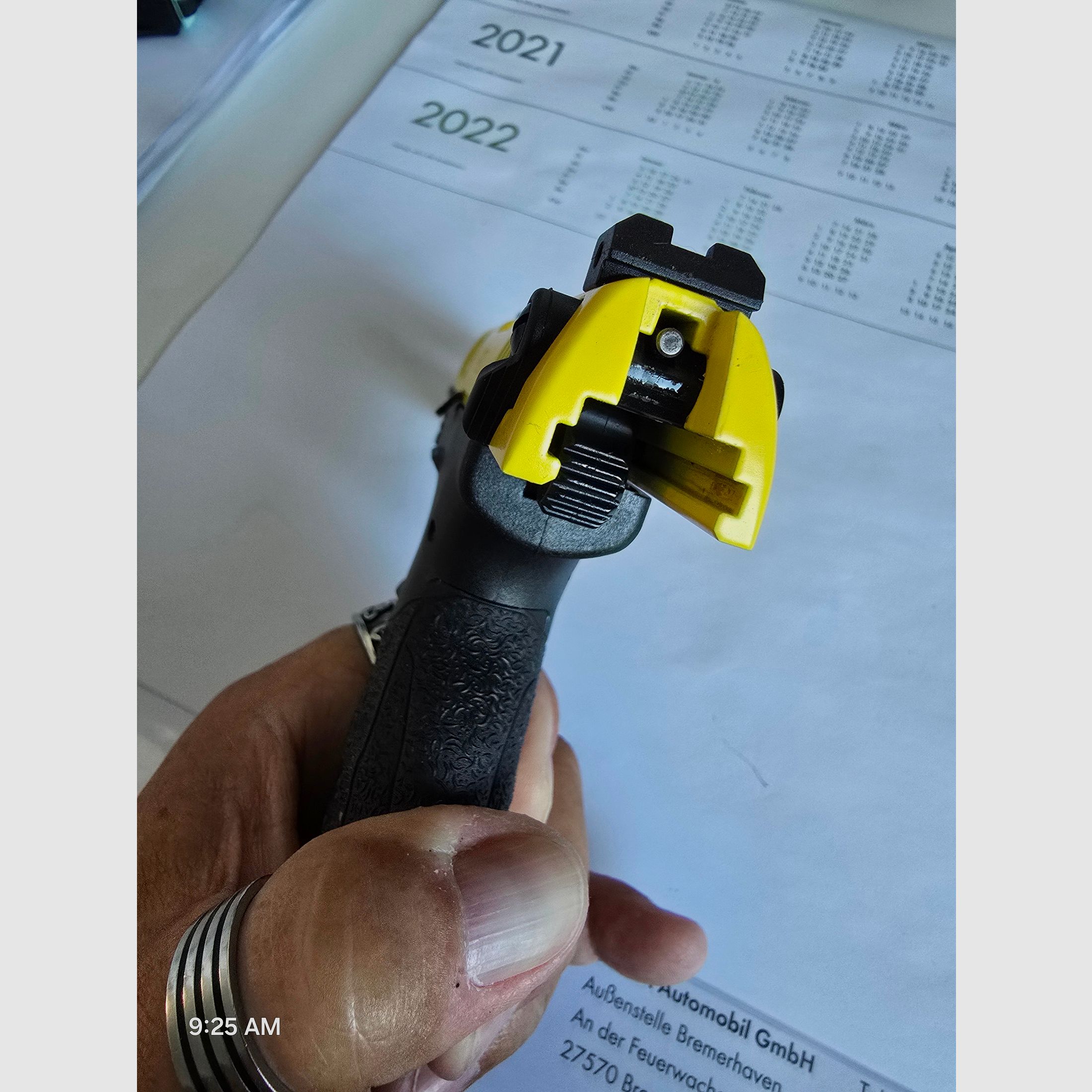 Walther P22Q Black/Yellow Sondermodell