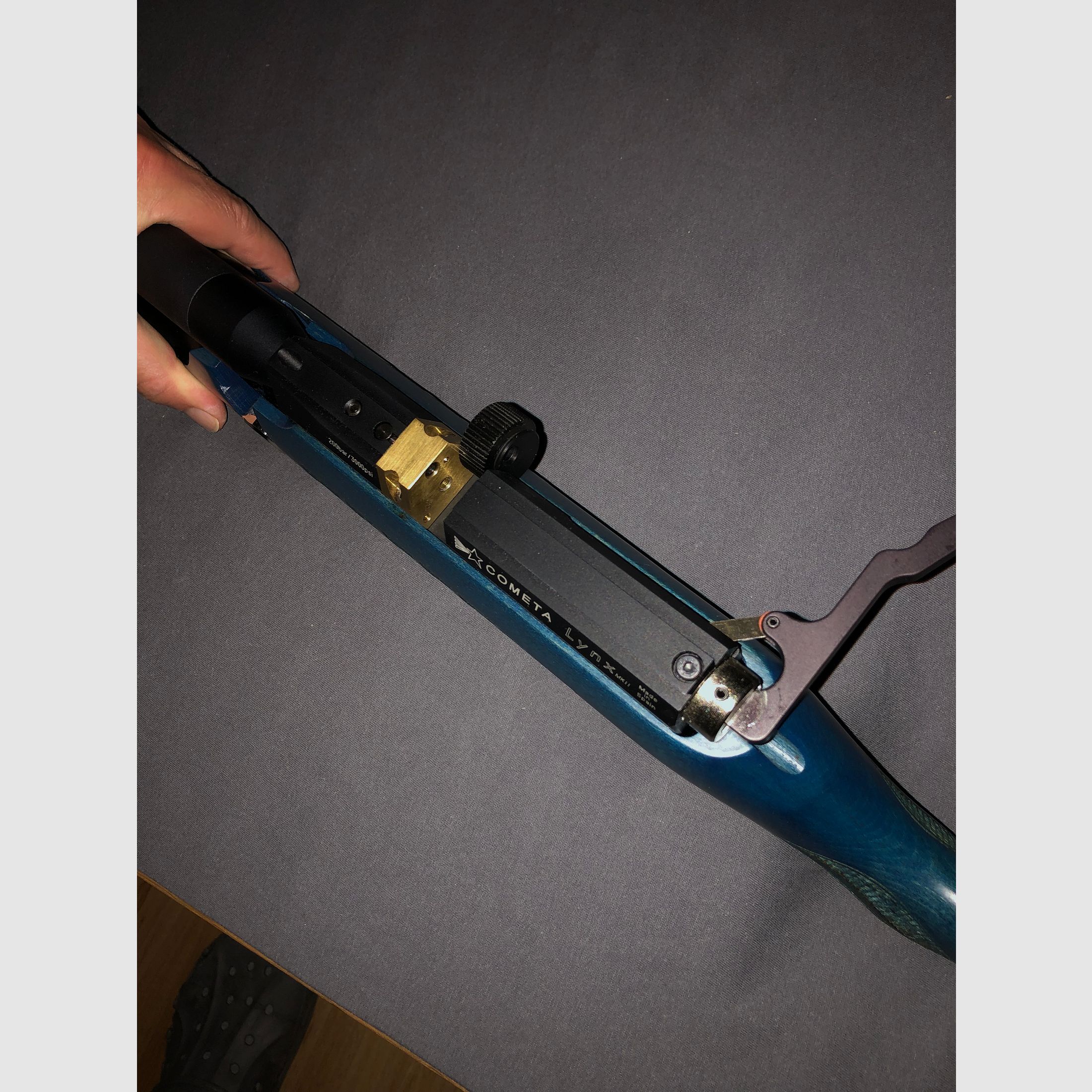 Pressluft Gewehr Cometa SWS Lynx V10 , MK2 / 7,5 Joule  inklusive 12 Schuss Magazin 