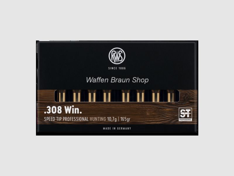 RWS .308 Win. SPEED TIP PRO 10,7g, 165gr, 20 St.