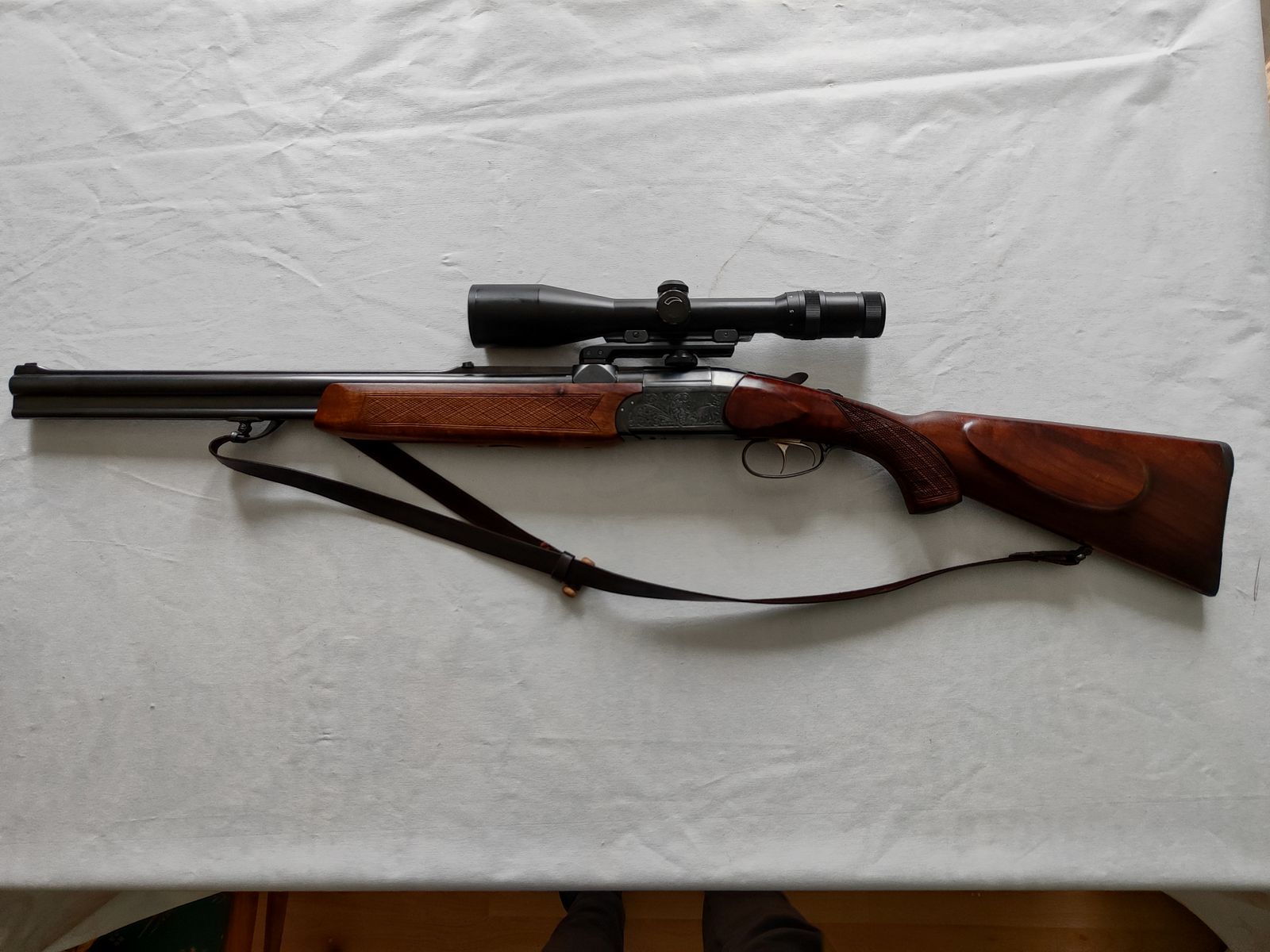 Brünner Bockbüchsflinte Kaliber 7x65 R 12/70 