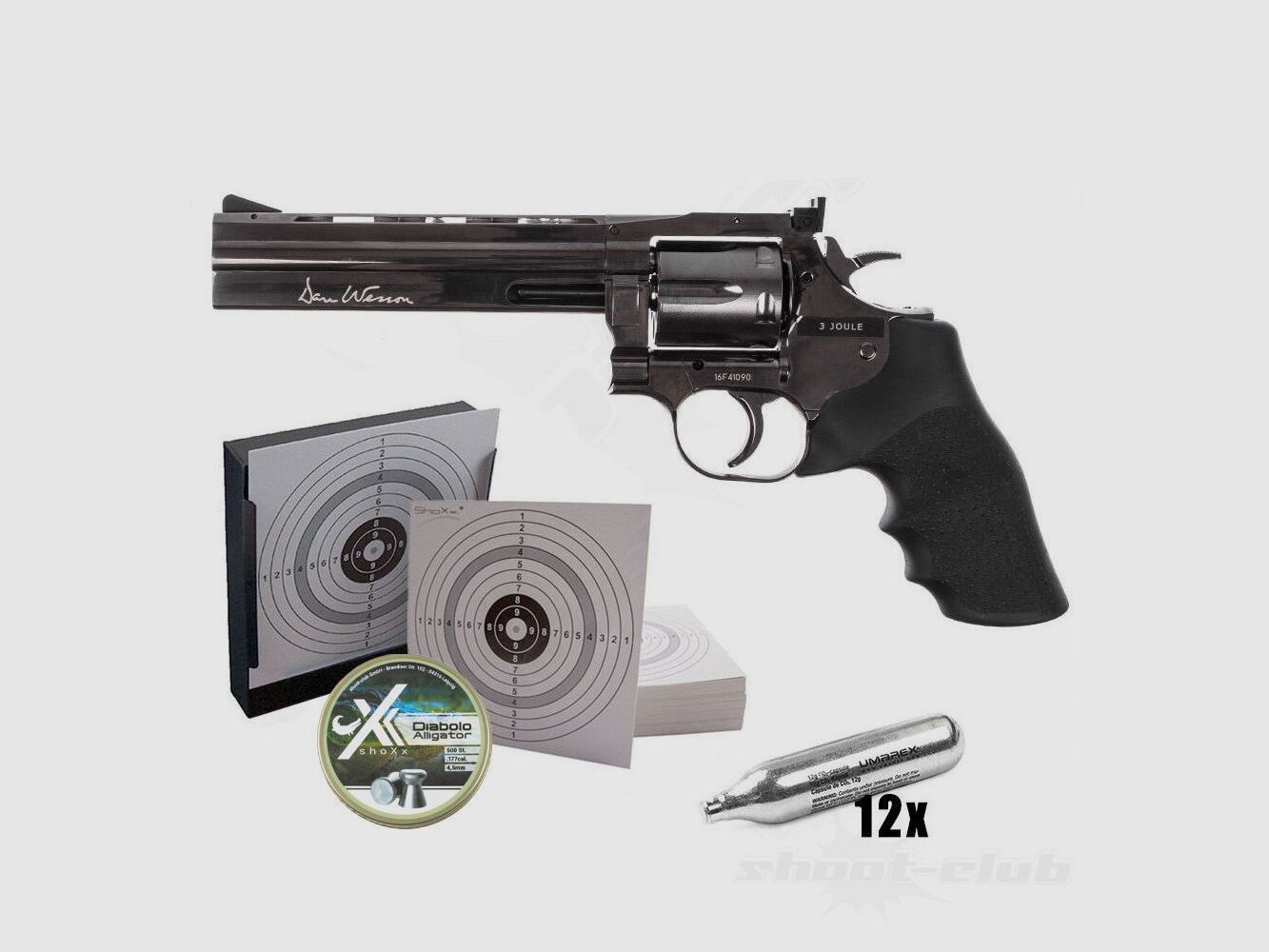 ASG	 Dan Wesson 715 6 Zoll 4,5mm Kugelfang-Set