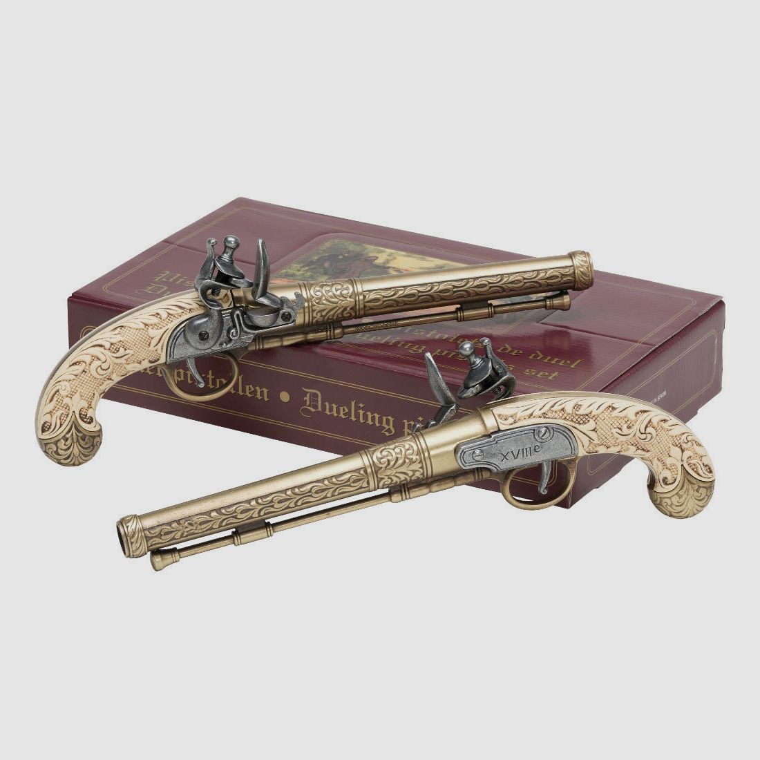 Dueling pistols set from the 16th century