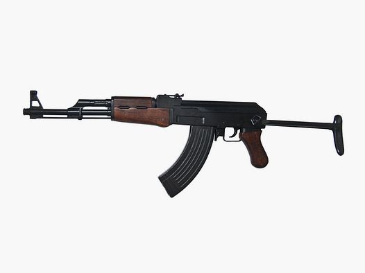 Deko Sturmgewehr Kalashnikov AK 47 mit Klappschaft