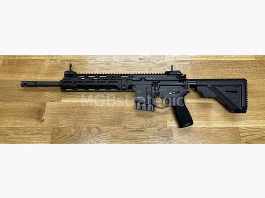 Heckler & Koch MR223 A3 Slim-Line 14,5" Lauf - halbautom. Büchse .223Rem Das zivile H&K 416 - mit Original H&K QD End-Plate (doppelt neu verstemmt, siehe Foto)