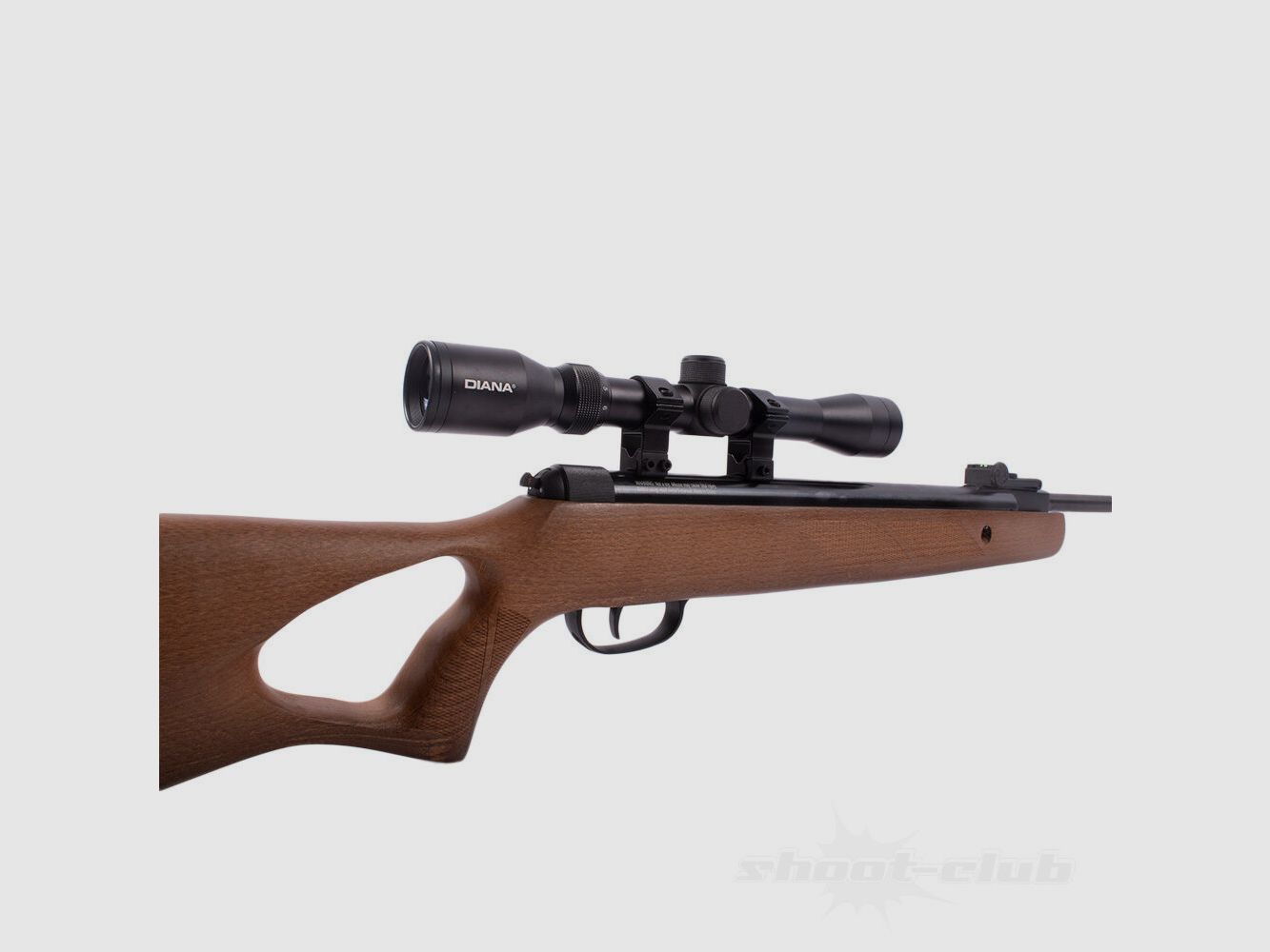 Diana two-fifty break barrel air rifle 4.5 mm diabolo + scope 3-9x32