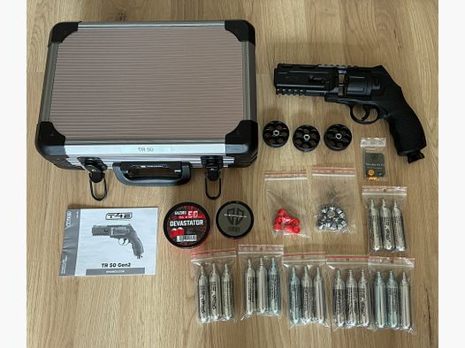 Umarex T4E TR 50 Gen 2 met uitgebreide accessoires