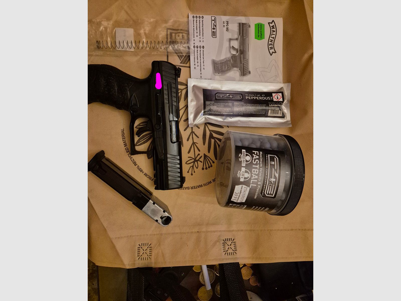 --- WALTHER PPQ M2 - RAM - T4E - Co2 - Cal. .43 RAM ---