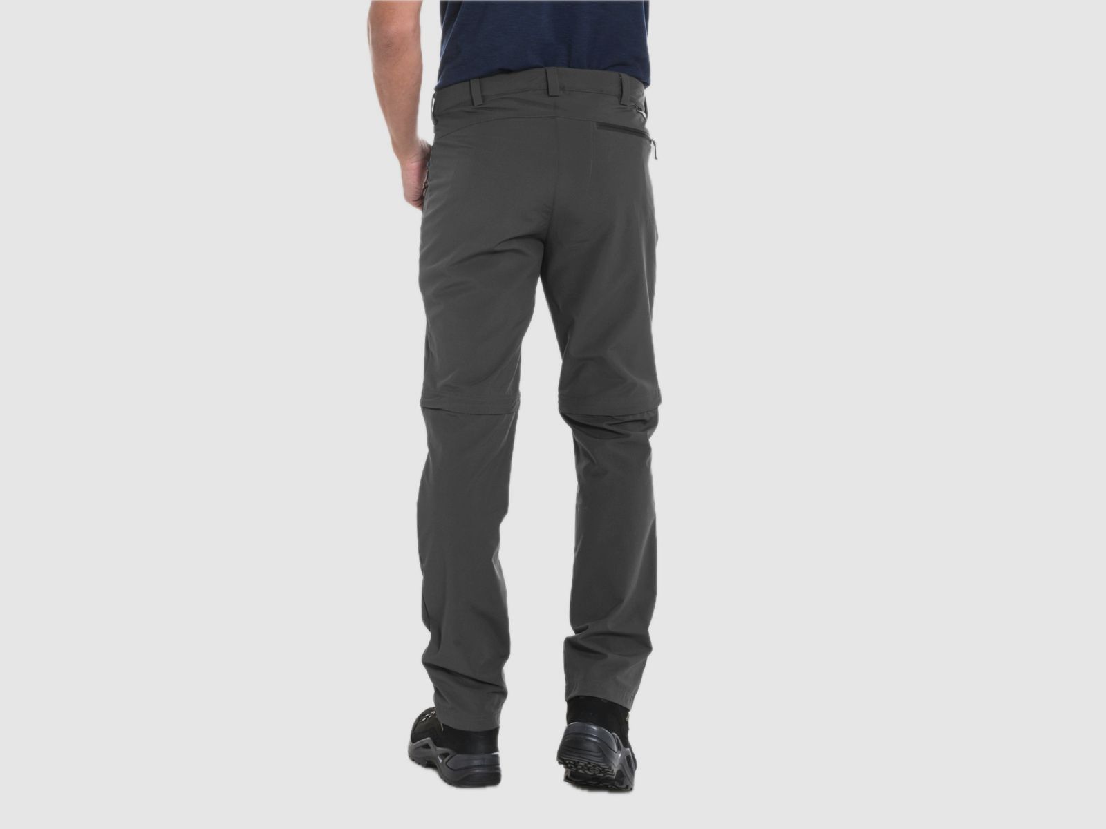 SCHÖFFEL Pants Folkstone Zip Off Grau