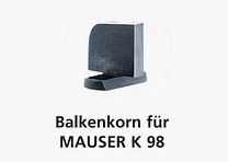 Mauser MAUSER K98 Balkenkorn BH 11,0mm extra hohes Korn für 98er Systeme , Breite 2,5mm