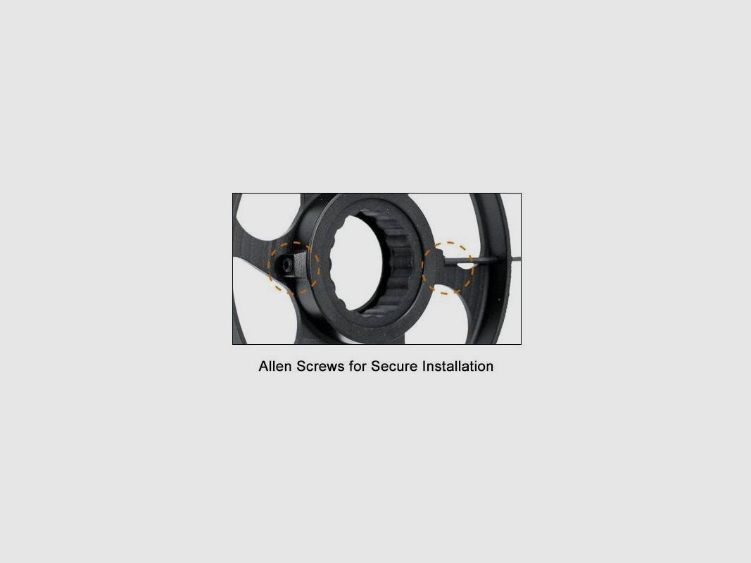 Instelwiel voor optiek AO 60 mm., afbeelding 3 van 4