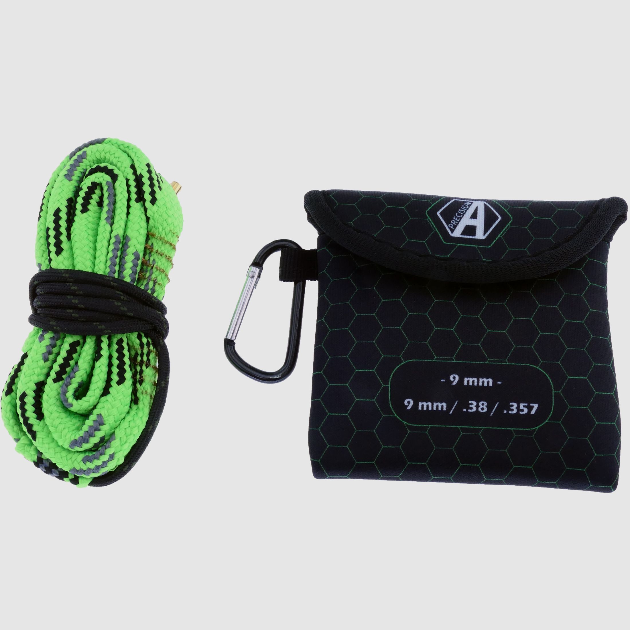 Premium Reinigungsschnur mit Etui - Kaliber leicht zu erkennen!