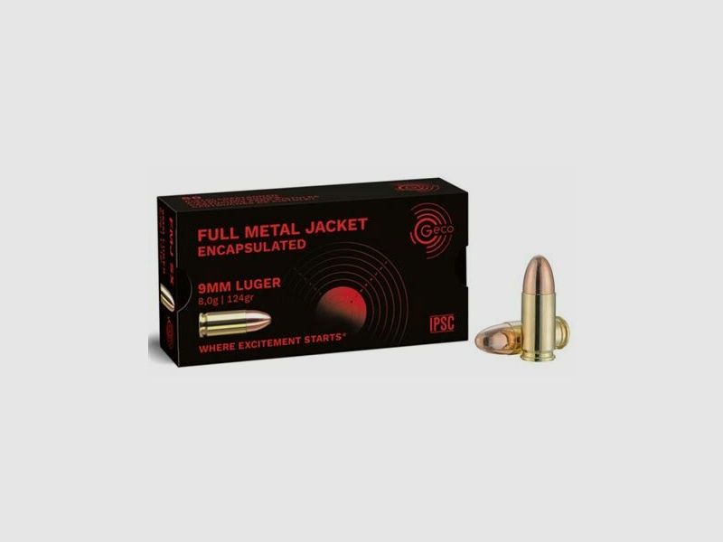 Geco Geco 9 mm 124 grs. FMJ