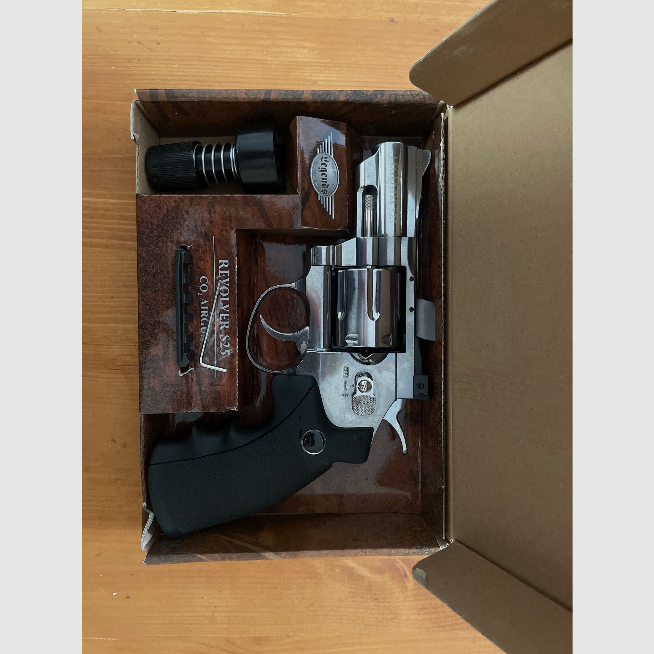 Legends S25 CO2 Revolver cal. 4.5 Diabolo/round balls