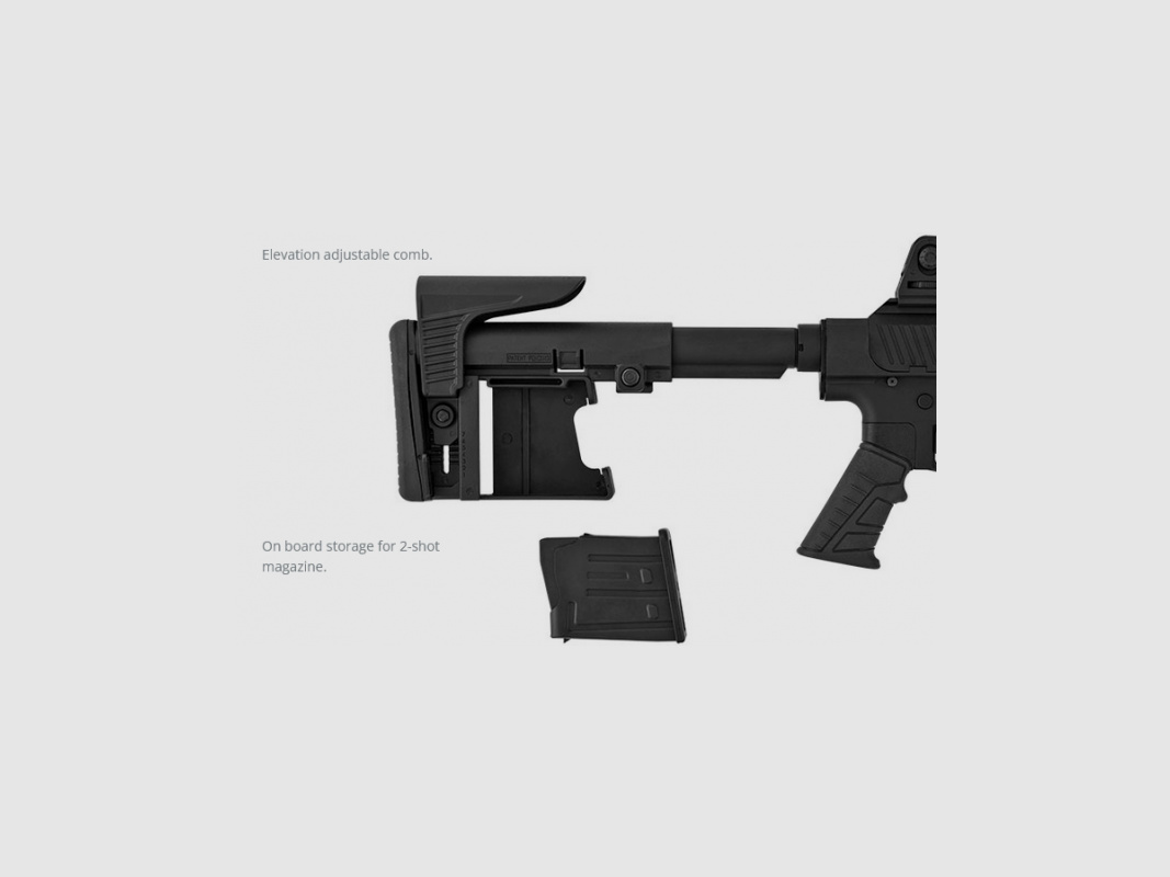 HATSAN ESCORT SDX12-TS Fusil Semi-Automatique Noir