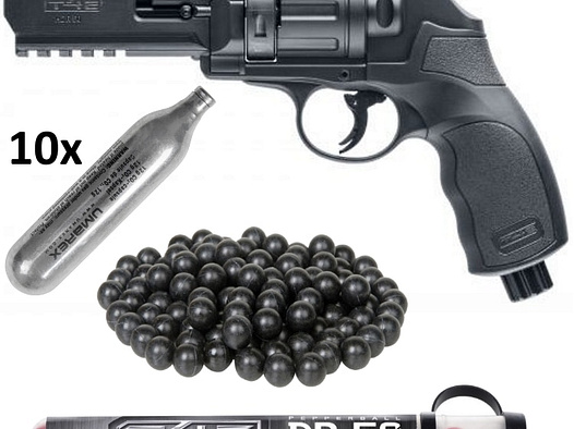 Umarex T4E HDR 50 Revolver HOME DEFENCE Kit (schwarz)
