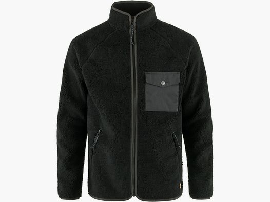 FJÄLLRÄVEN Vardag Pile Fleece Black Dark Grey