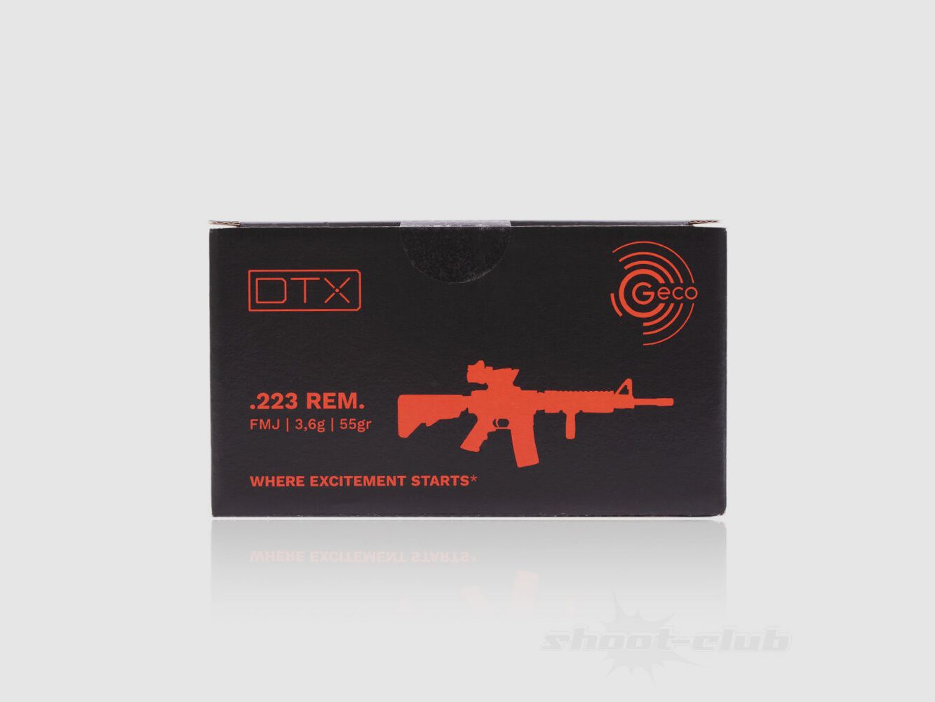 Geco DTX FMJ 3,56 / 55gr 150Stk.
