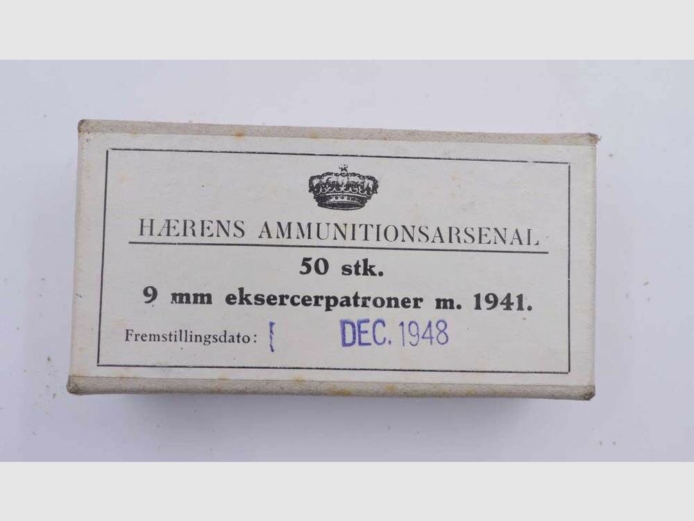 Haerens Ammunitionsarsenal Pistolenmunition 9mmLuger/Parabellum/9x19