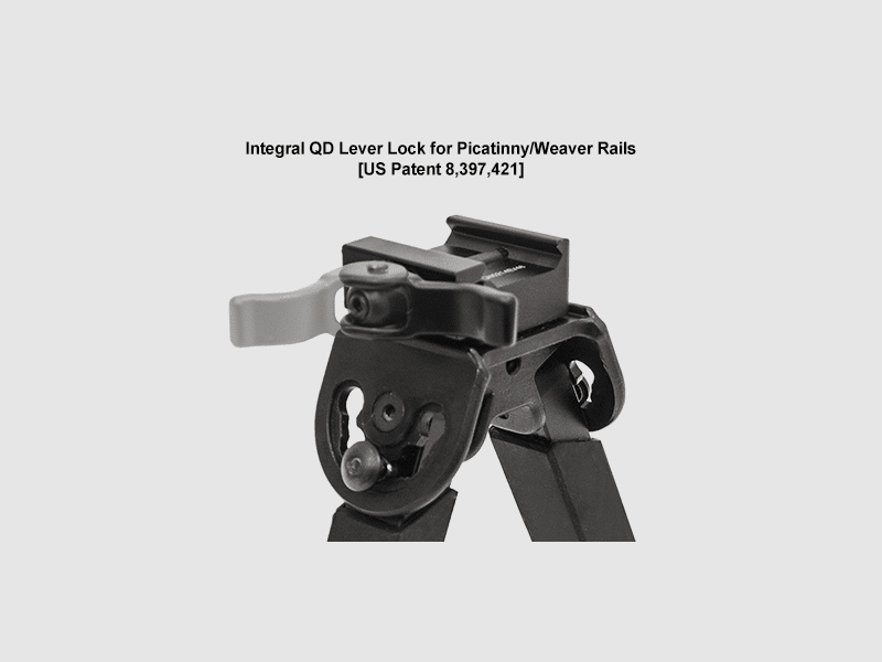 UTG Rubber Armored QD Bipod, Bild 3 von 5