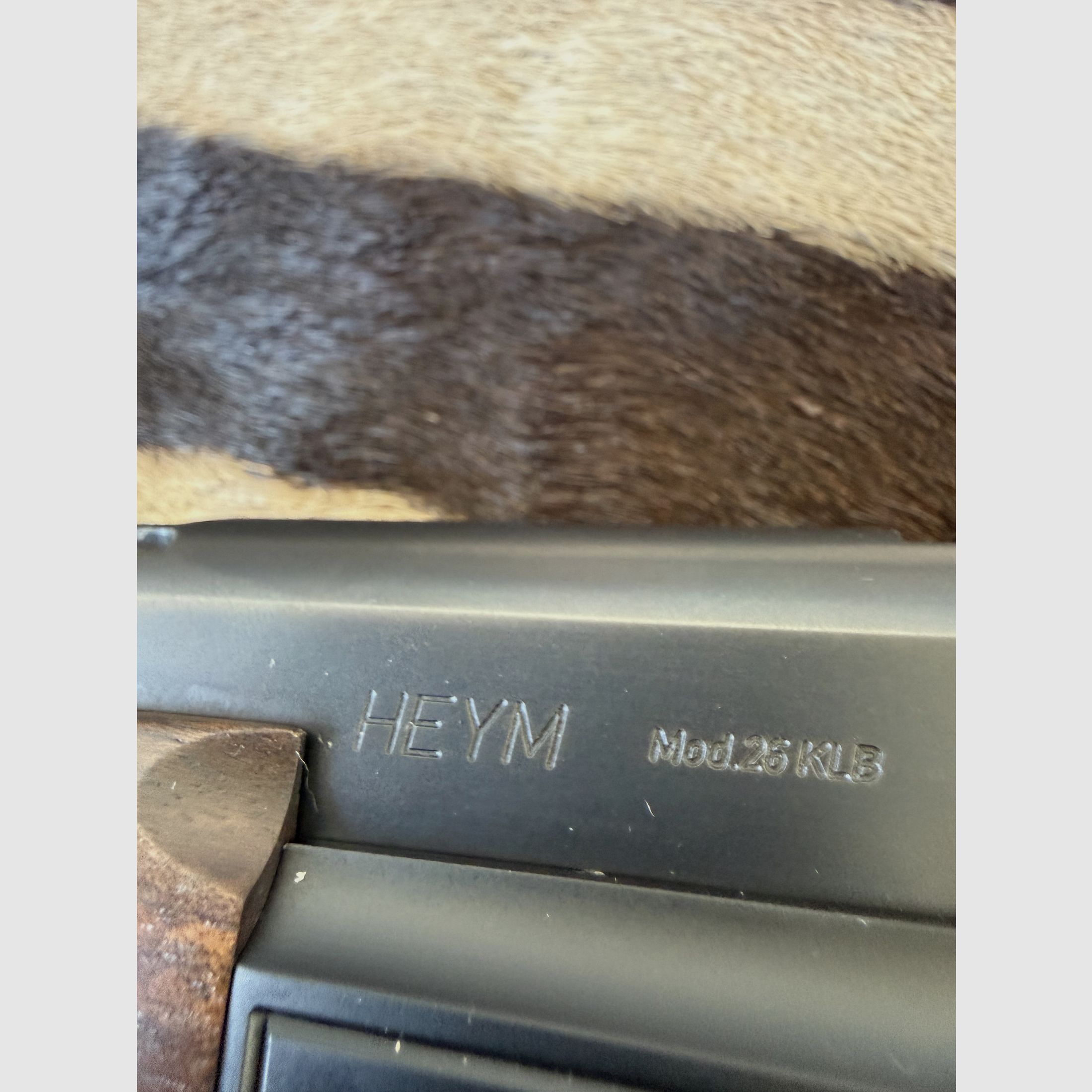 HEYM 26 KLB LEFT HAND 6.5 x 57 R, BREAK ACTION RIFLE