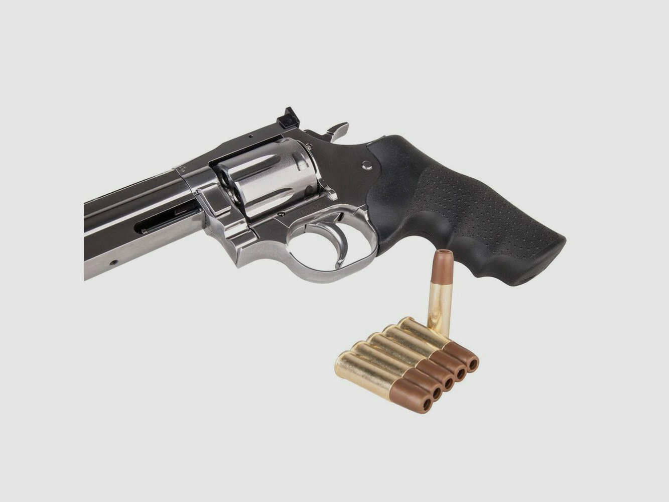 Dan Wesson 715 6" Zilver 4,5mm BB Luchtdruk CO2