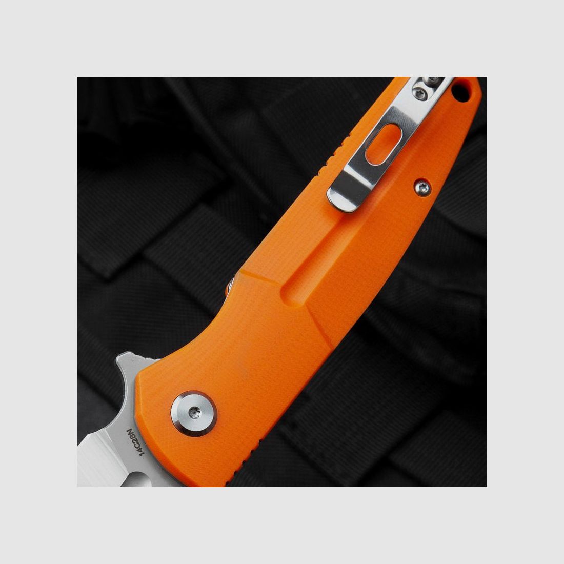 Bestech Knife Fin orange satin, image 20 of 20
