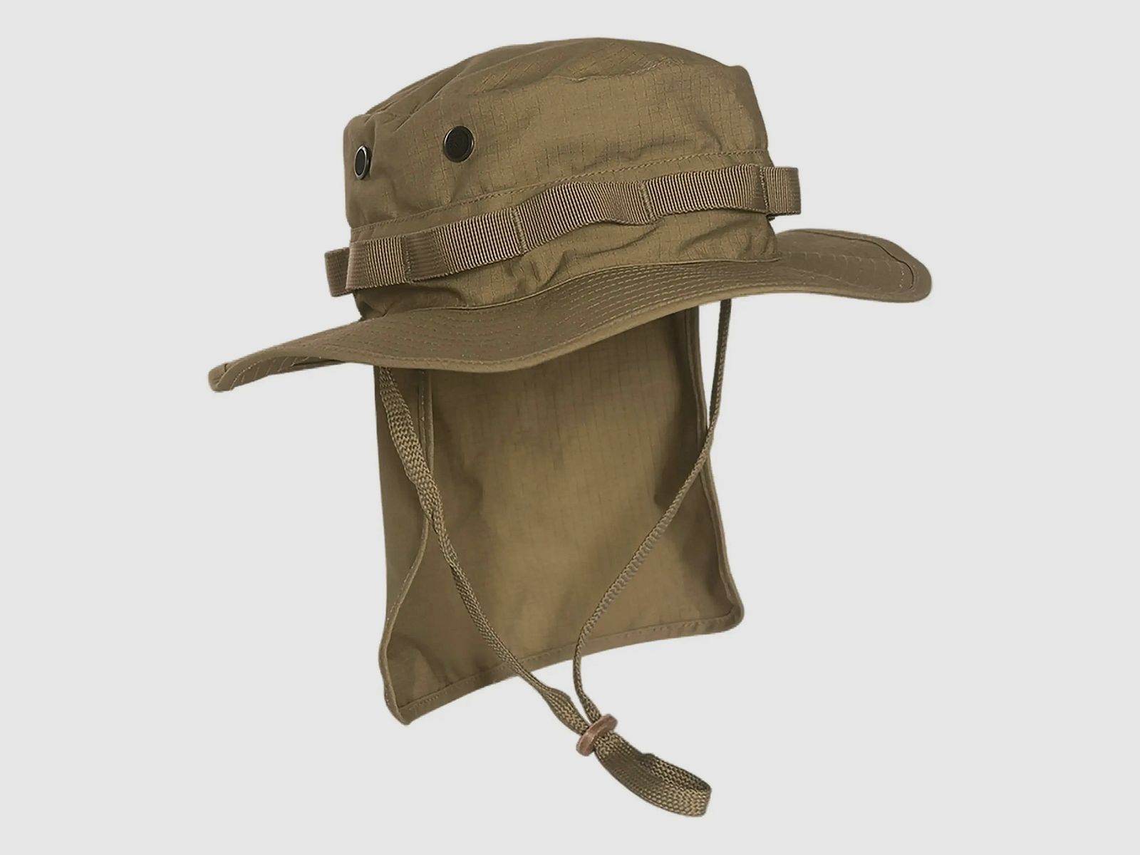 Teesar Teesar Britischer Boonie Ripstop mit Neckflap - Coyote / S