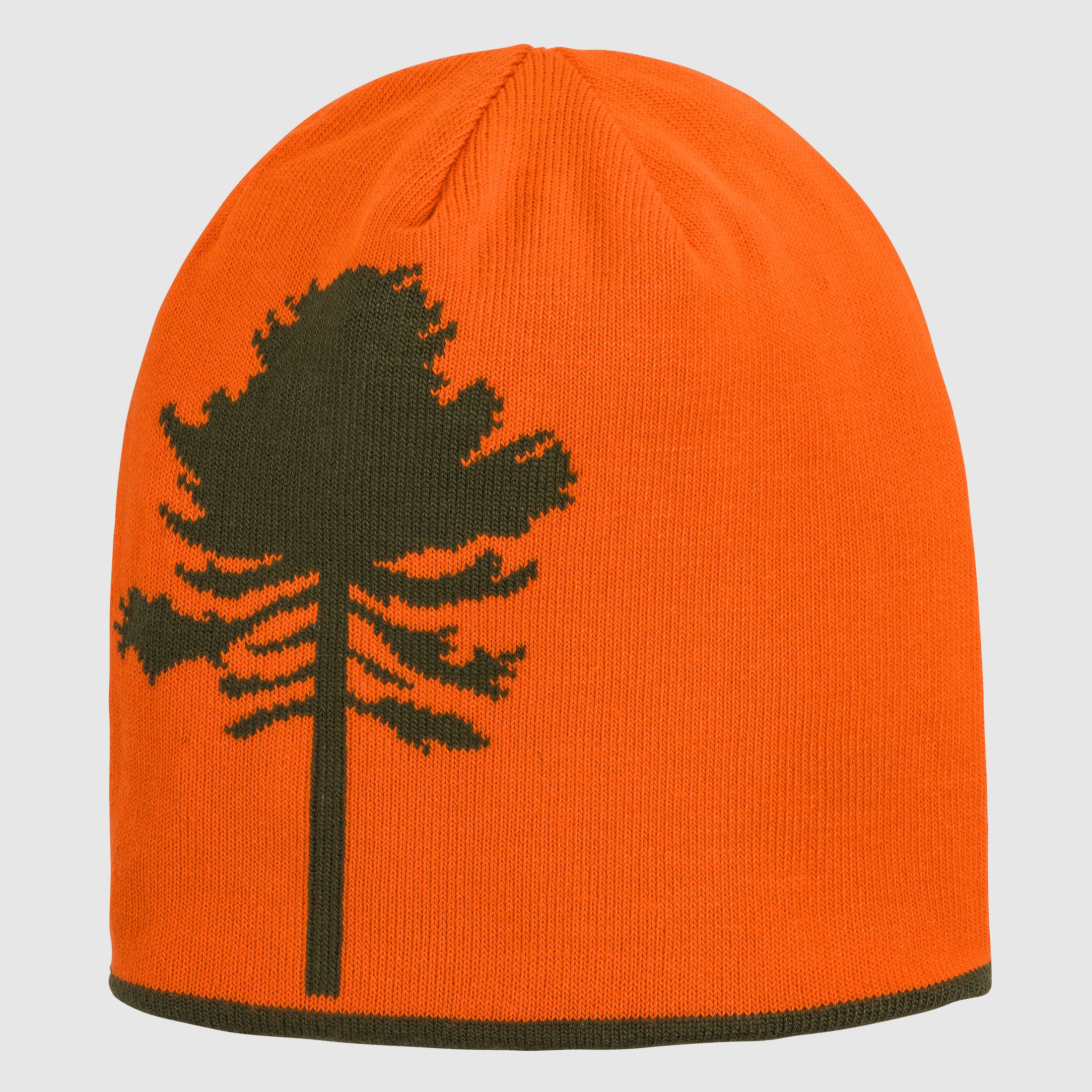 Pinewood gebreide muts oranje/groen, afbeelding 2 van 2