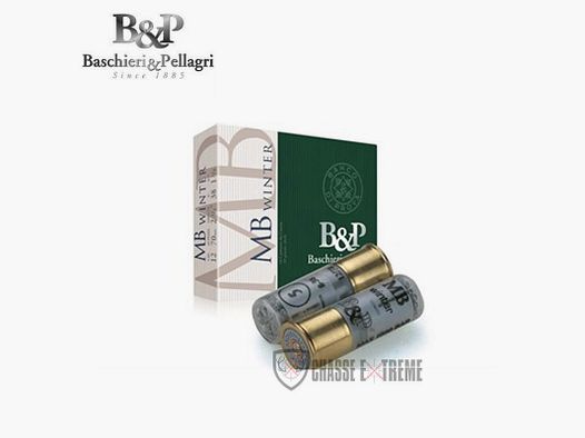 25 Patronen B&P MB Winter 38G Kal. 12/70