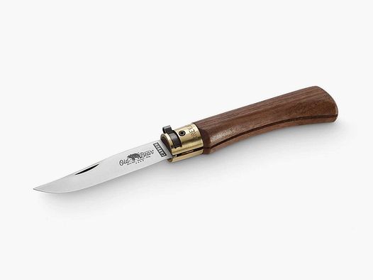 Coltello pieghevole M noce acciaio al carbonio conforme 42a legale da portare