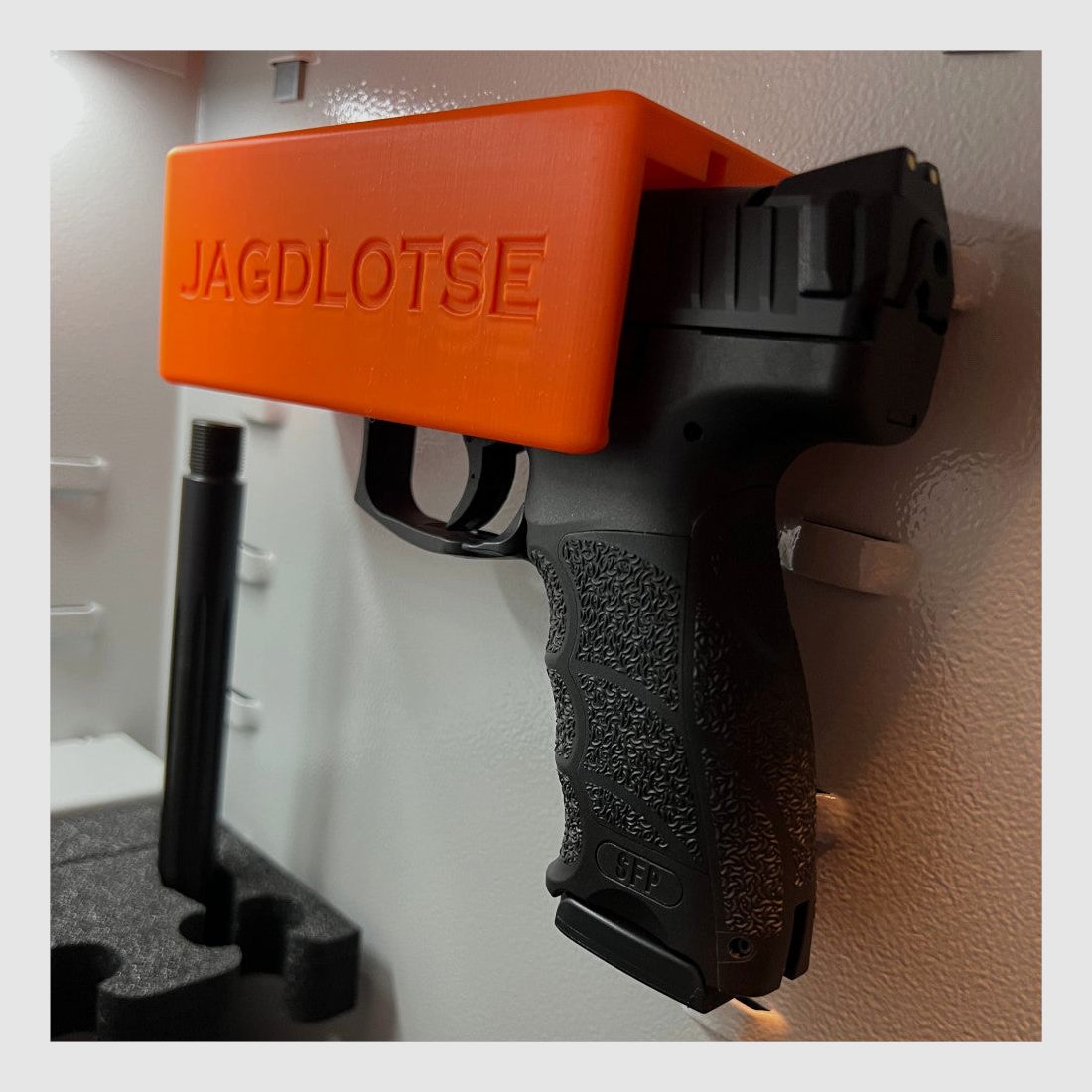 Magnethalterung Pistole