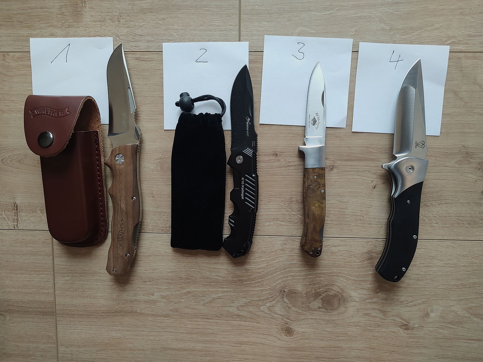 Hunting knife lot (like new), 20 knives + 2 free!