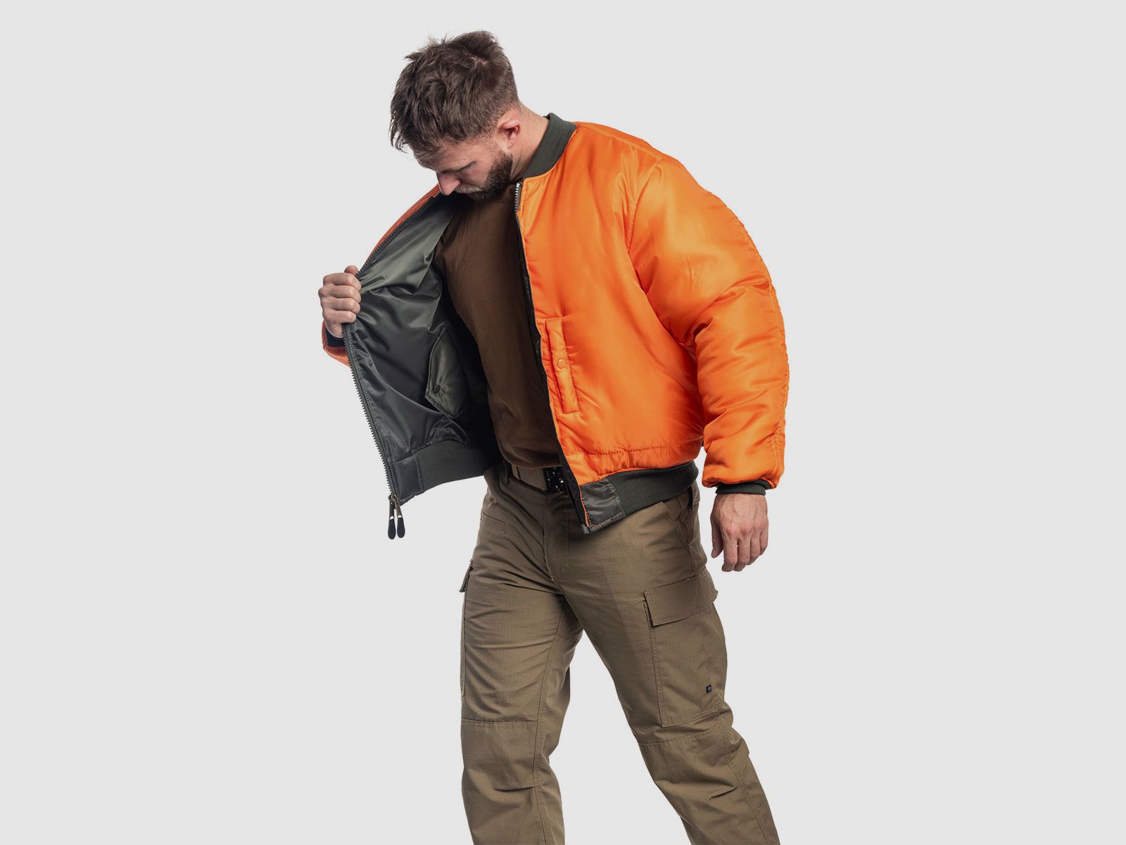 MIL-TEC – BOMBER USA ′TYPE MA1® OLIV, Bild 4 von 4