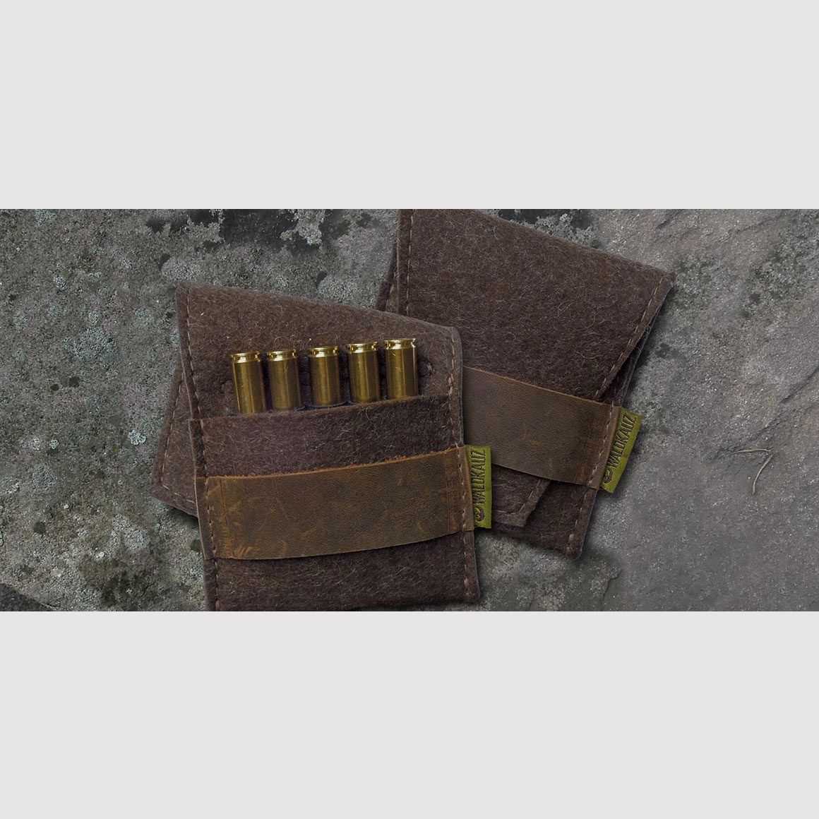 Wald Owl felt cartridge case 5er rifle hunting accessories