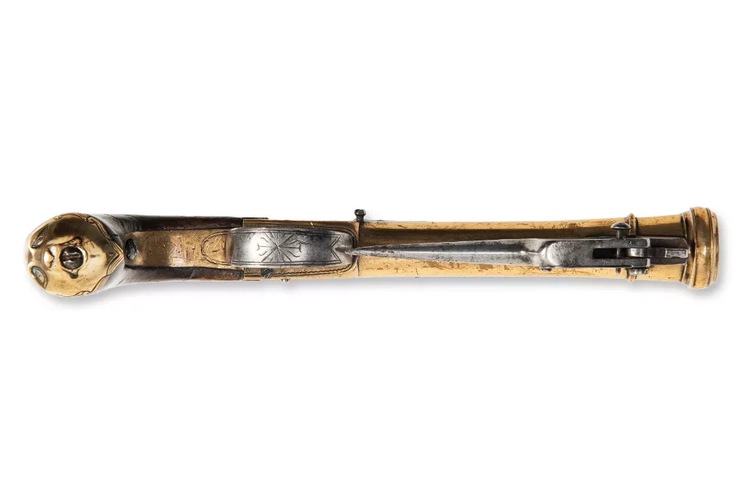 Pistola de pedernal Tromblon Antiguo, imagen 5 de 6