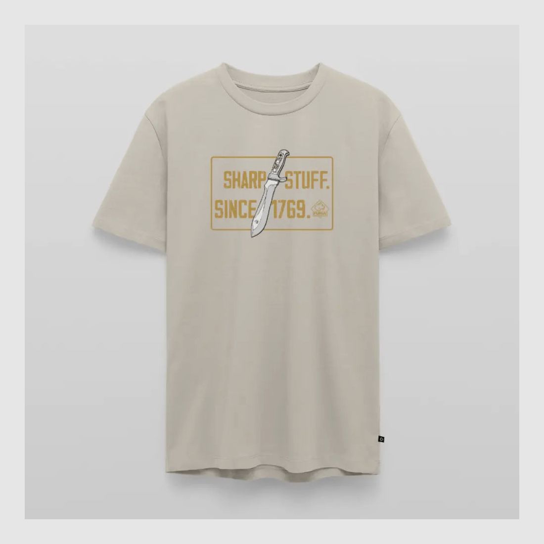 PUMA Męska Premium Koszulka "Sharp stuff since 1769 Gold"
