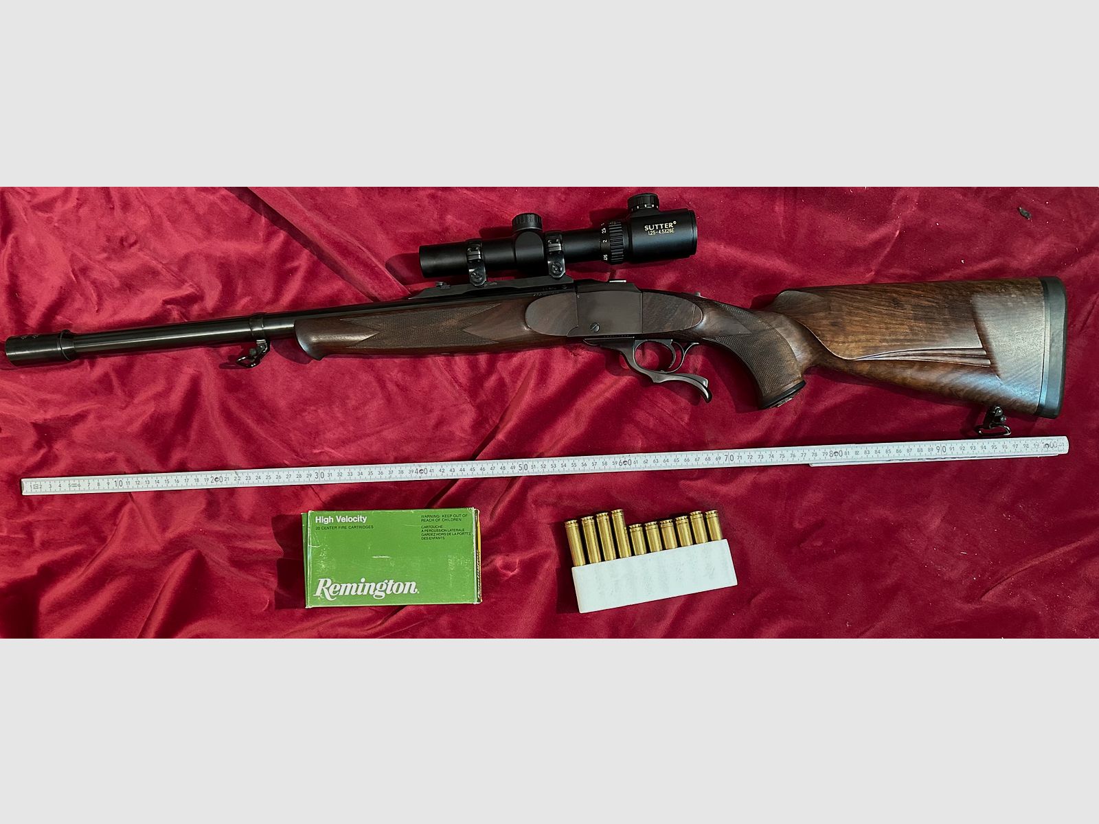 Großwildbüchse  Einzelstück schöne Ruger Nr 1. Kal. 458 Winmag
