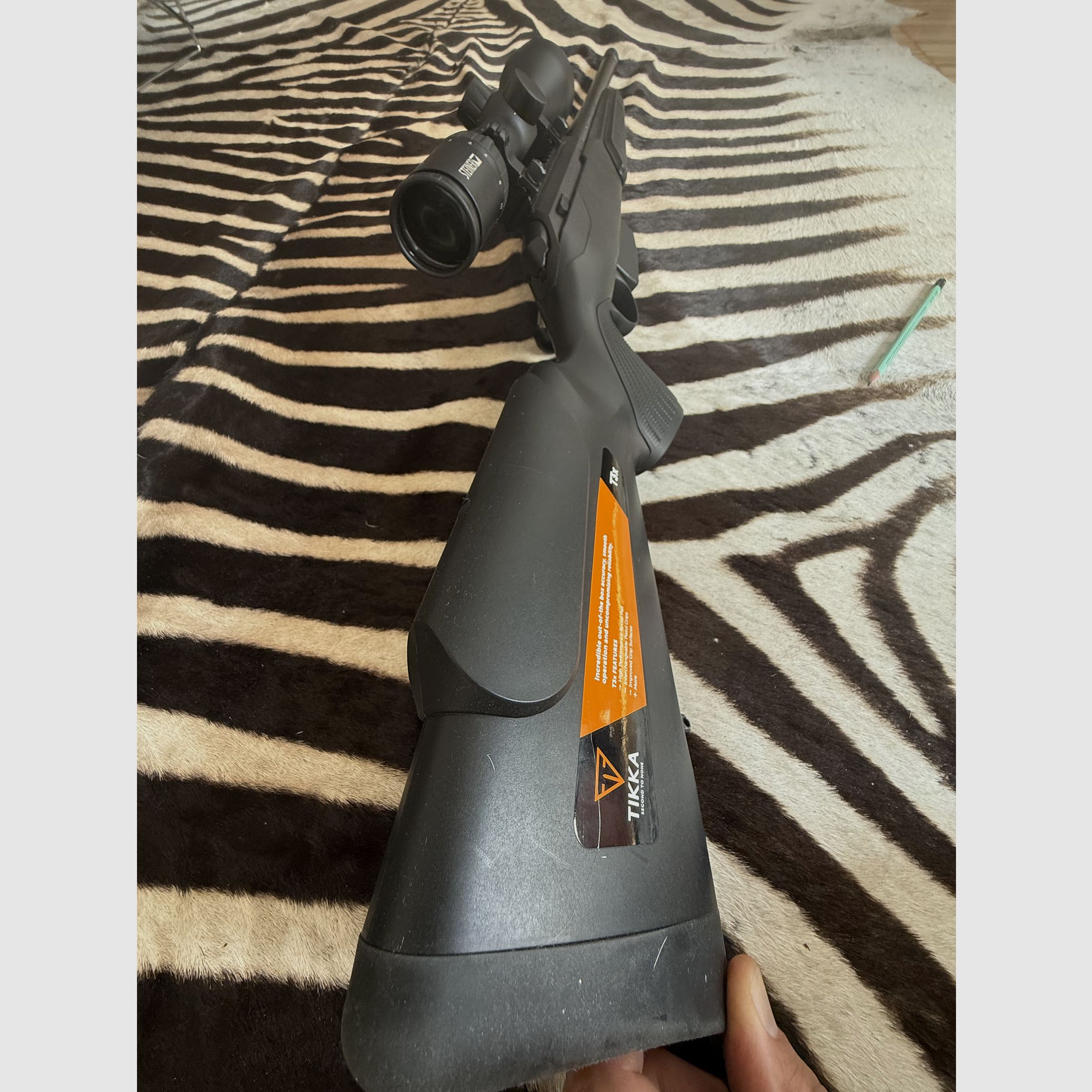 TIKKA T3x VARMINT .308 Win. LINKSSYSTEM STEINER RANGER 3-12 x 56