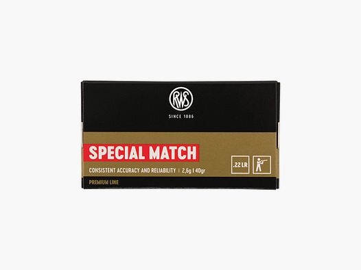MUNITIE RWS PREMIUM LINE SPECIAL MATCH 2134233