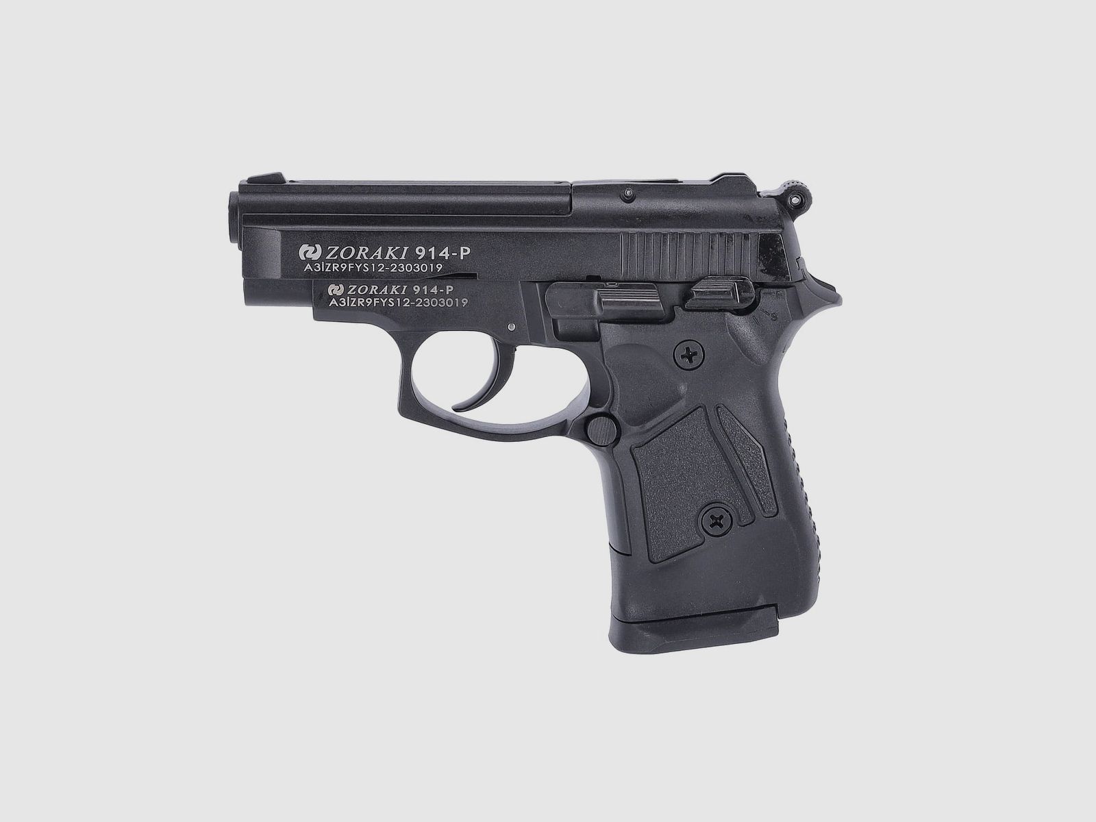 Pistolet à blanc Zoraki 914 9 mm P.A.K. brunie, image 1 sur 3
