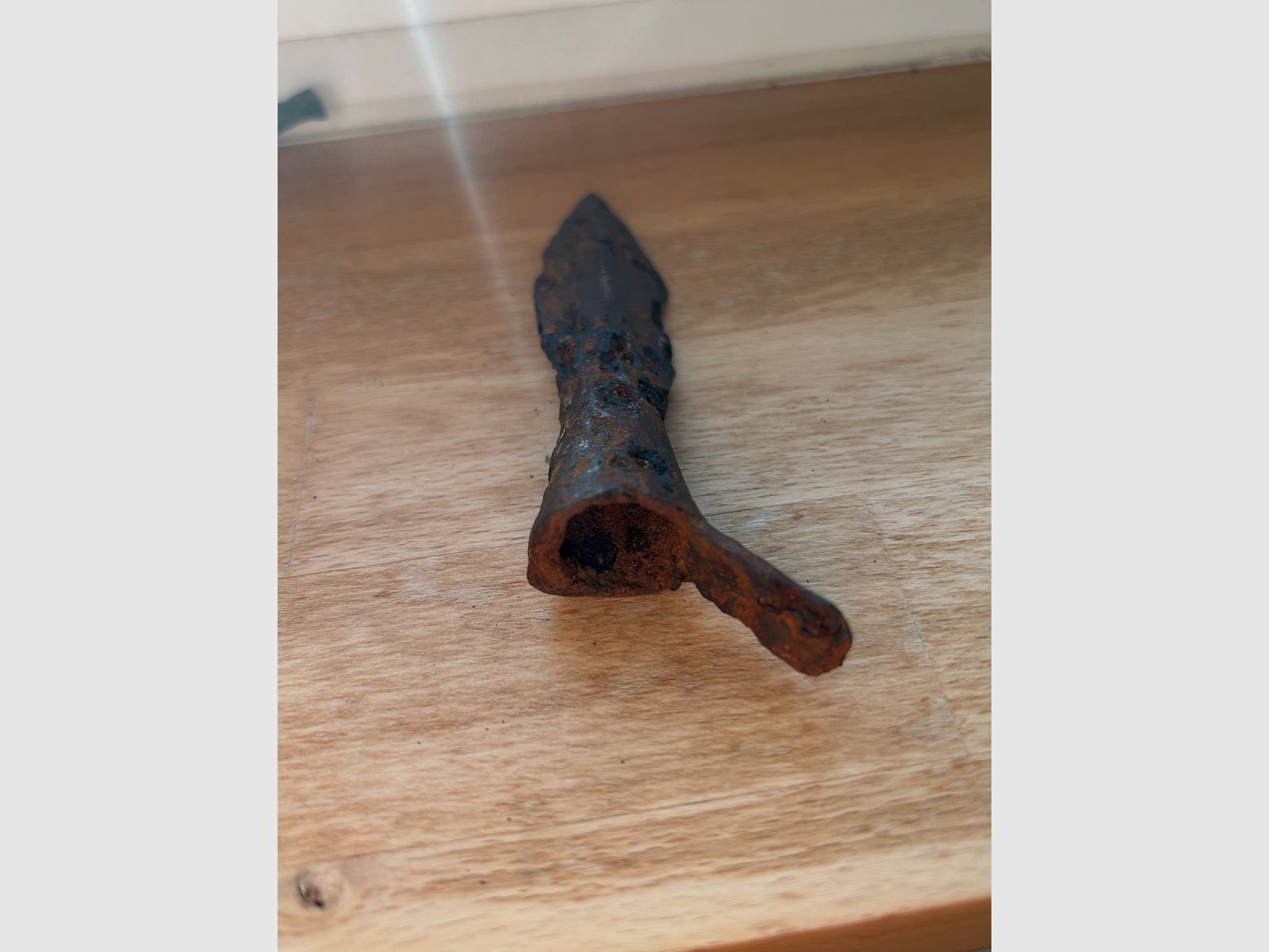 Old drinking fork – traditional hunting tool – from household liquidation