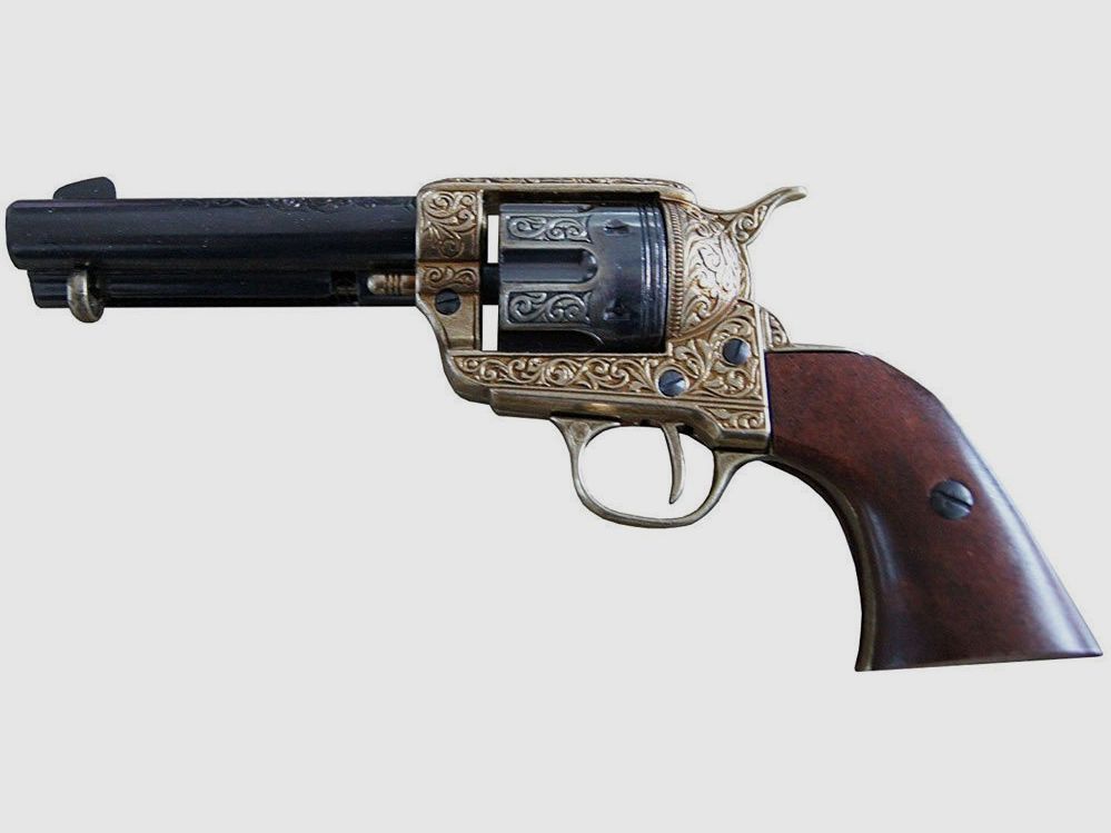 45er Peacemaker Colt messingfarben