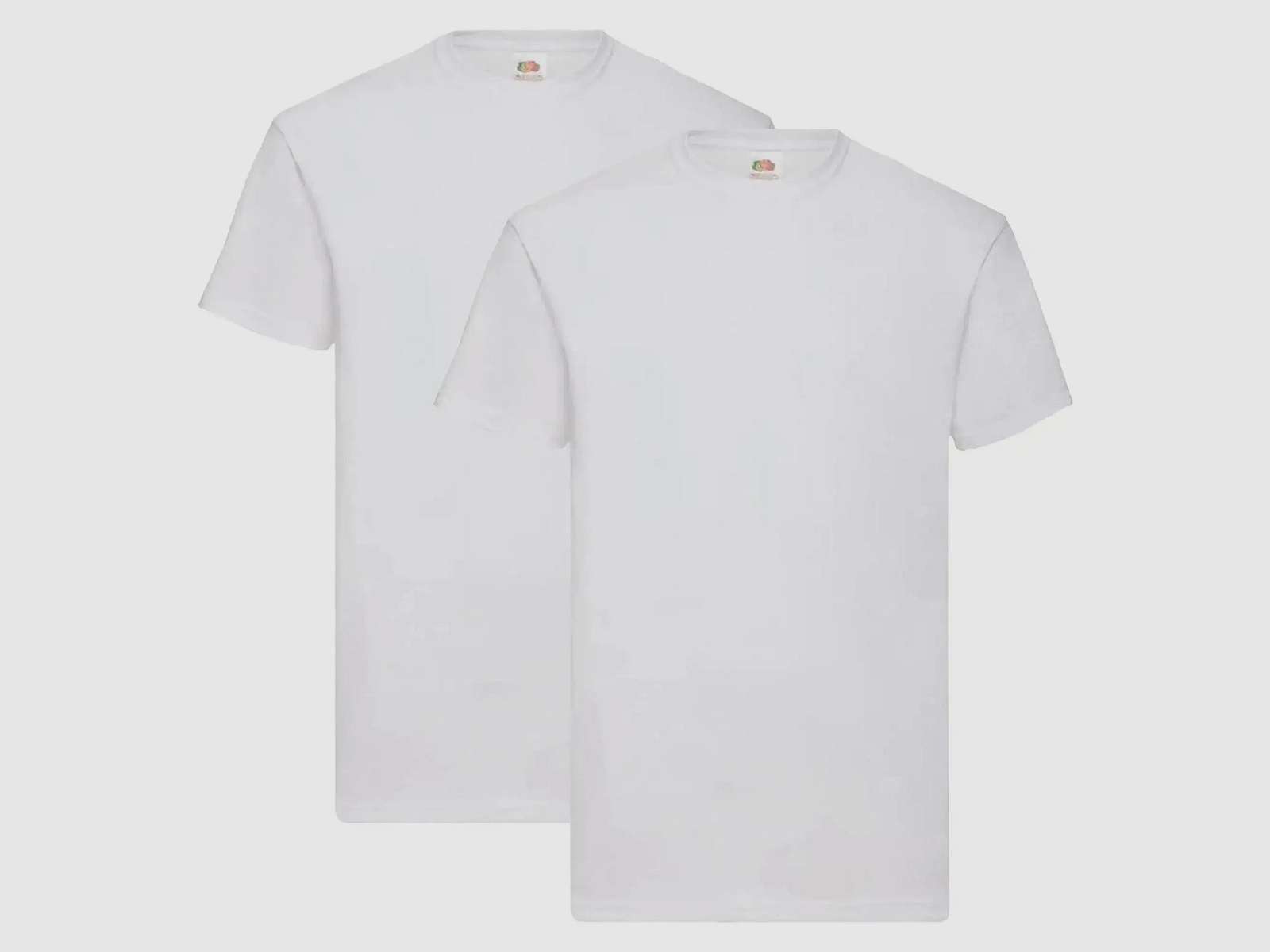Fruit Of The Loom Fruit of the Loom T-Shirt Valueweight T 2er Pack - White / S Men's