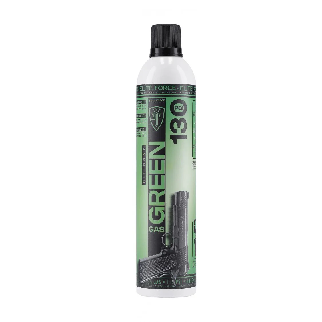 Gaz Elite Force Green Gas 600 ml 130 PSI z olejem silikonowym (2.5062), billede 2 af 2