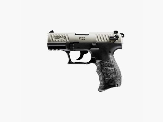 Walther P22Q 3 Dual Tone Nickel 4″ – .22lr.