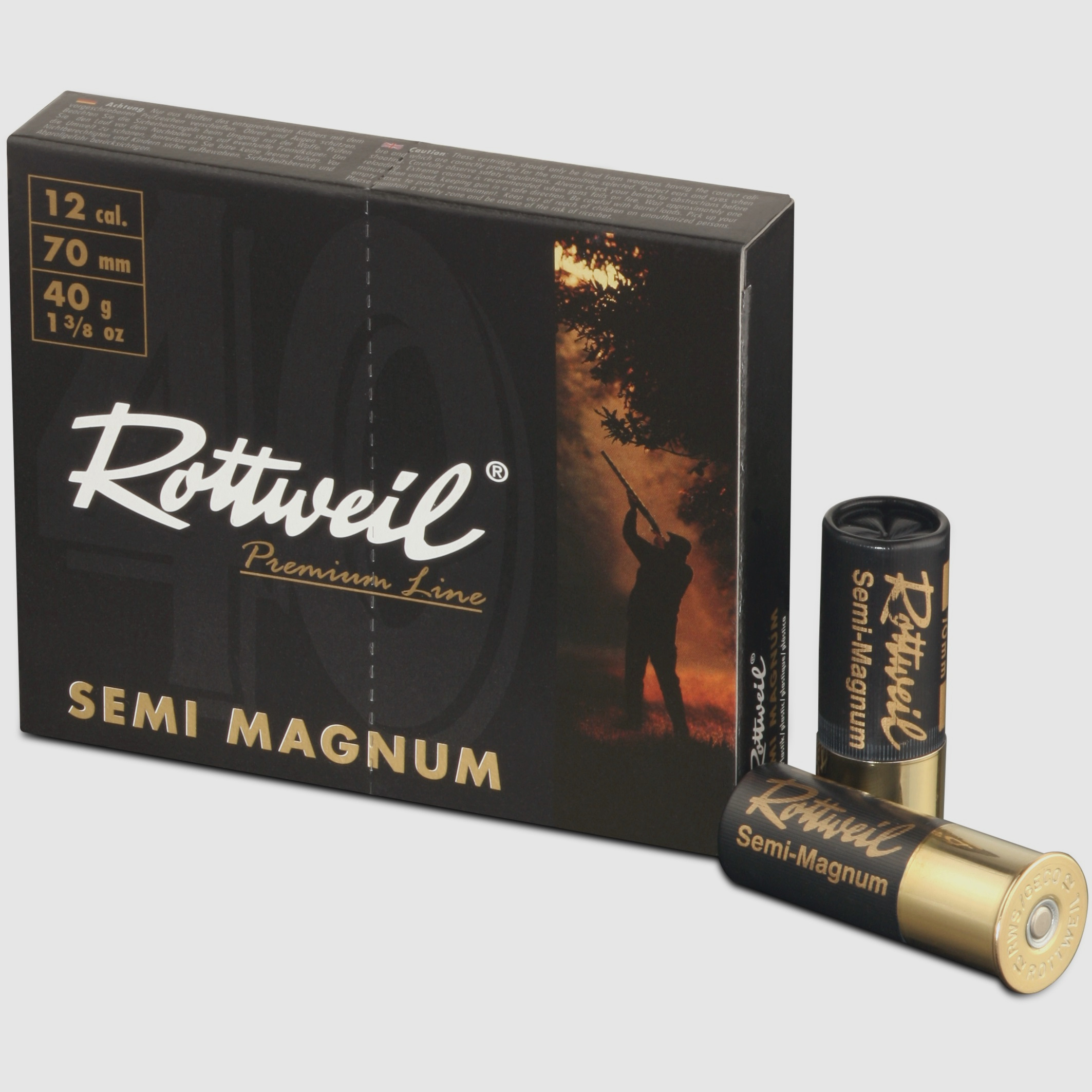 ROTTWEIL-Semi Mag 40 12/70 3,0mm Plastik, 10er Pack.