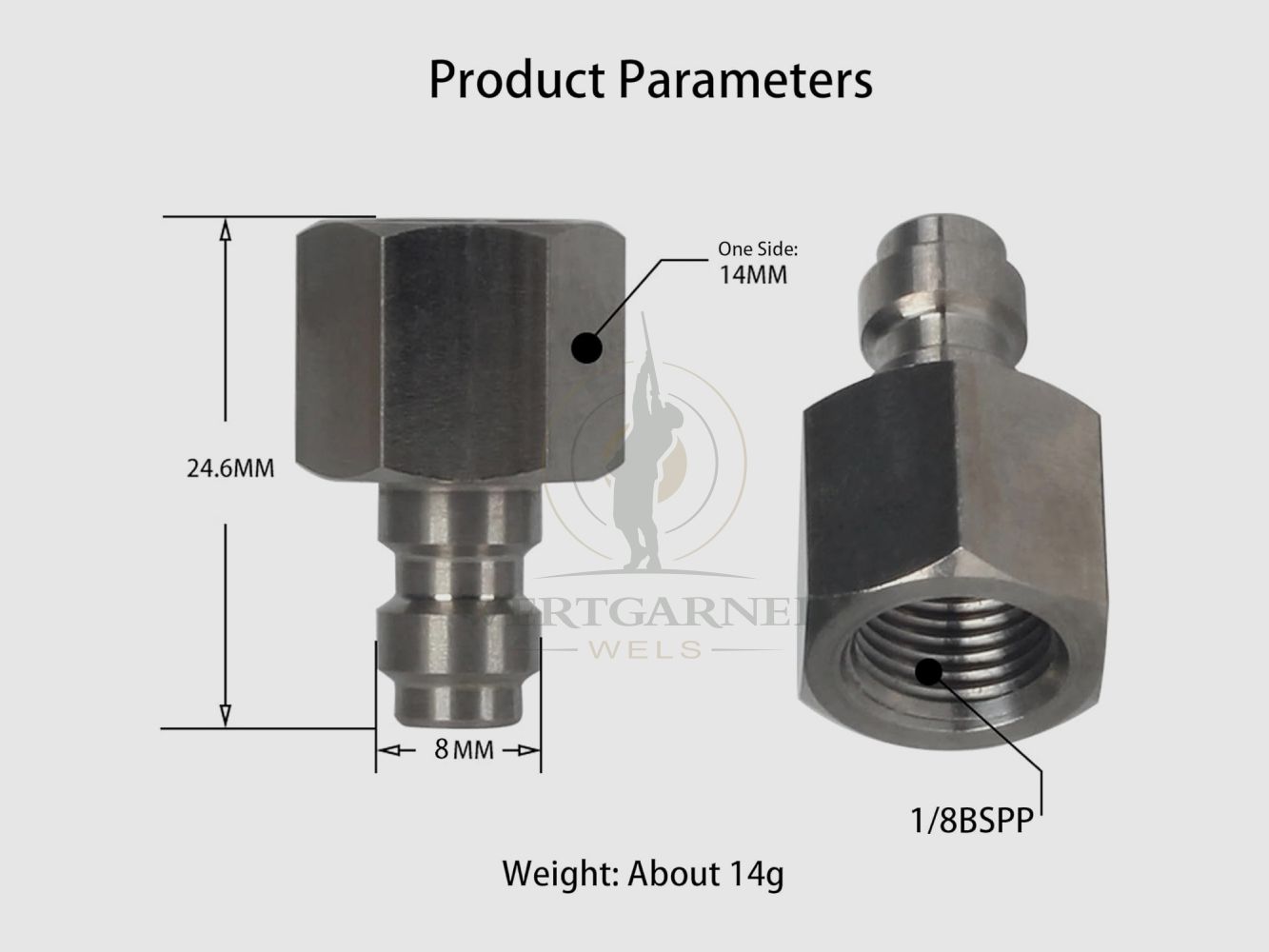 PCP Quick Adapter 300bar, image 1 of 2