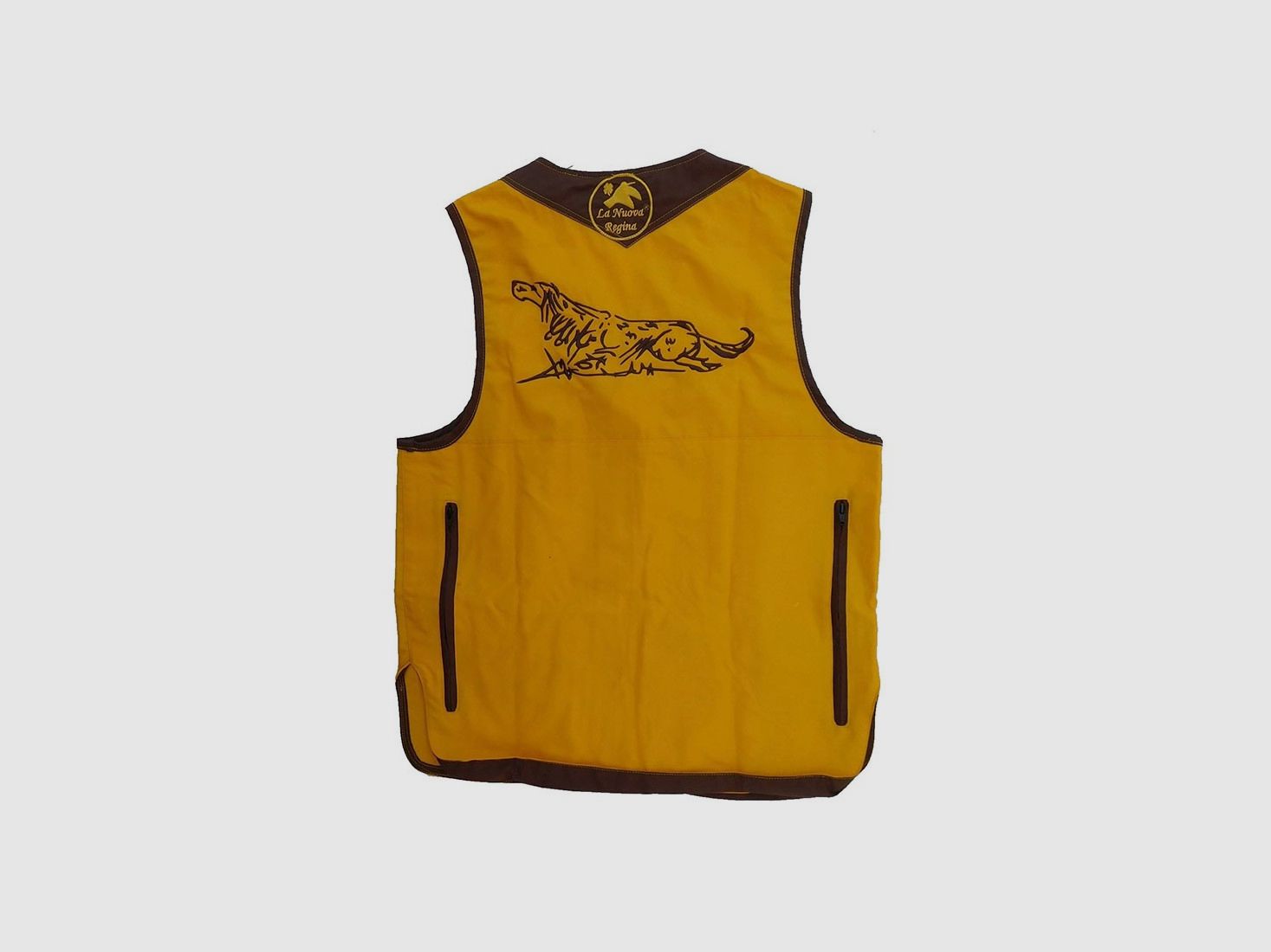 NOWA KRÓLOWA GILET DRESSEUR BRETON MUSZTARDOWY, zdjęcie 1 z 2