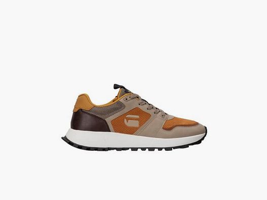 G-Star Herren Sneaker Theq Run Taupe/Orange 43